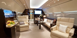 Airbus A318 Elite view for Nantucket charter