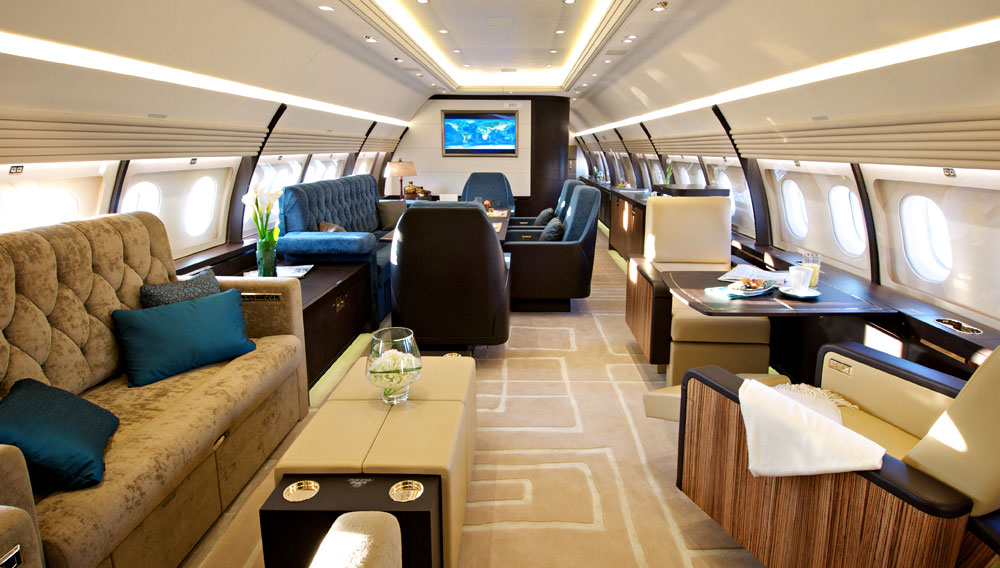 Airbus A320 cabin for Nantucket charter