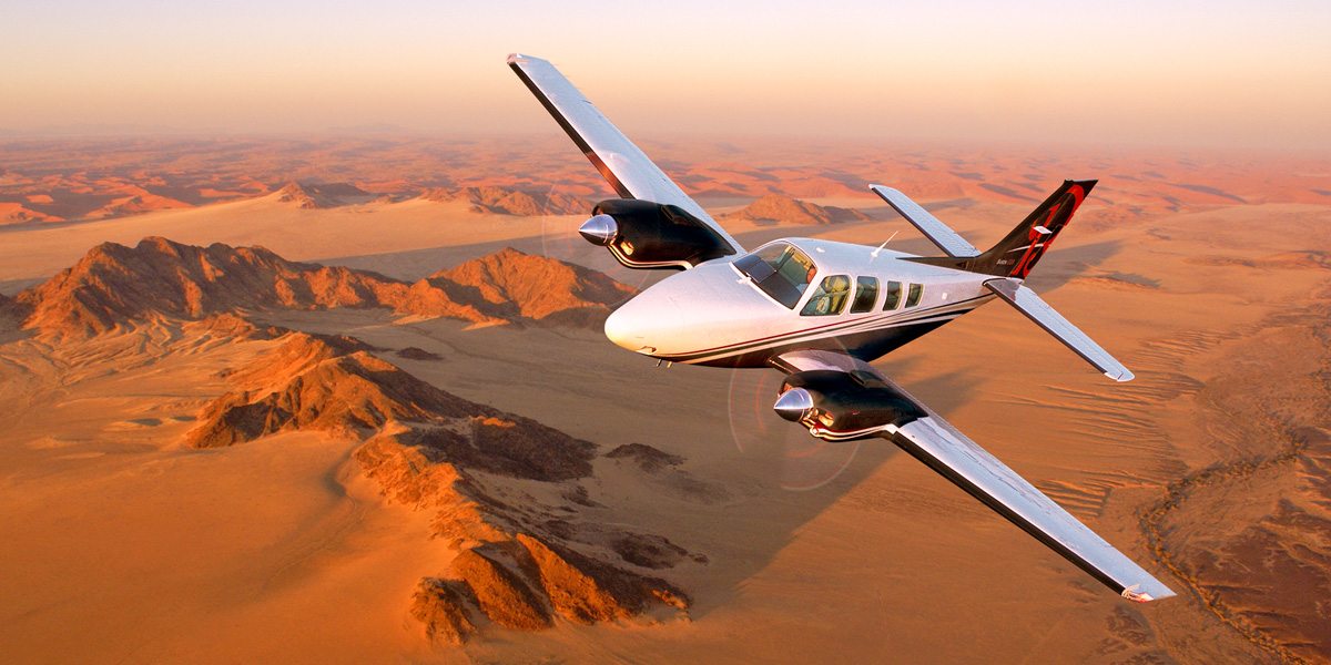 Beechcraft Baron G58 piston for Nantucket charter