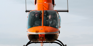 Bell Jet Ranger view for Nantucket charter