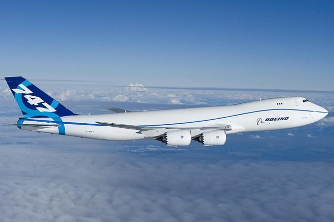 Boeing 747-8F cargo aircraft for Nantucket charter