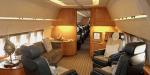 Boeing 757 VIP view for Nantucket charter