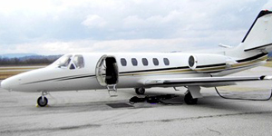 Cessna Citation II view for Nantucket charter