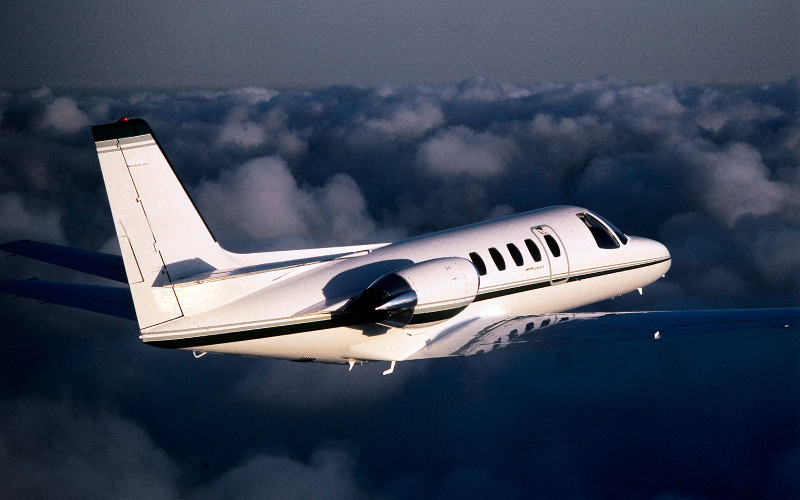 Cessna Citation II view for Nantucket charter