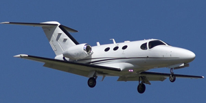 Cessna Citation Mustang CE-510 view for Nantucket charter