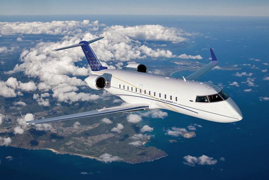 Challenger 850 view for Nantucket charter