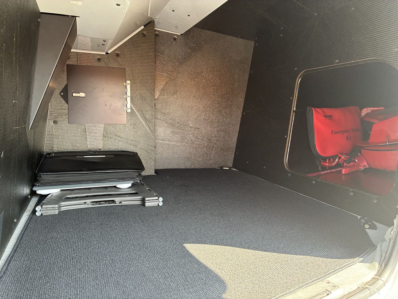 Cirrus Vision Jet SF50 baggage compartment for Nantucket charter