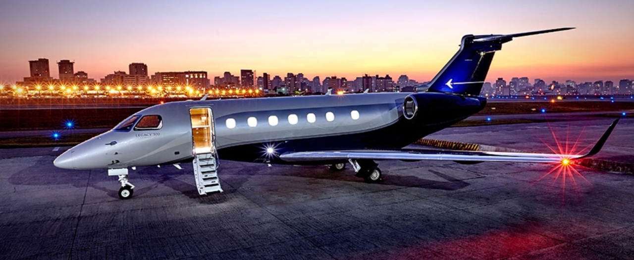 Embraer Legacy 500 view for Nantucket charter