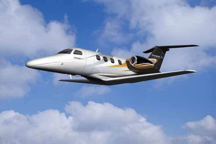 Embraer Phenom 100 view for Nantucket charter