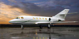 Falcon 20 view for Nantucket charter
