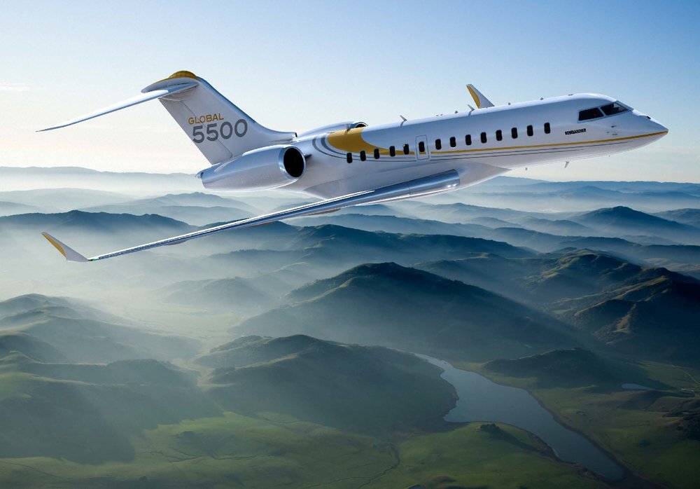 Global 5500 view for Nantucket charter