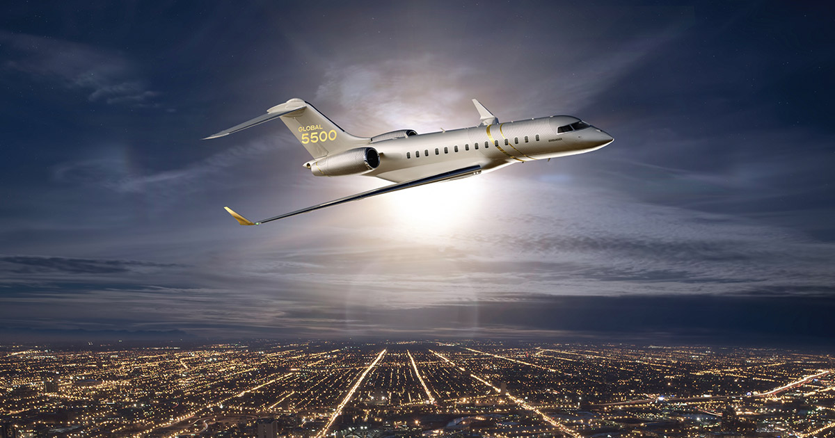 Nantucket Bombardier Global 5500 Charter