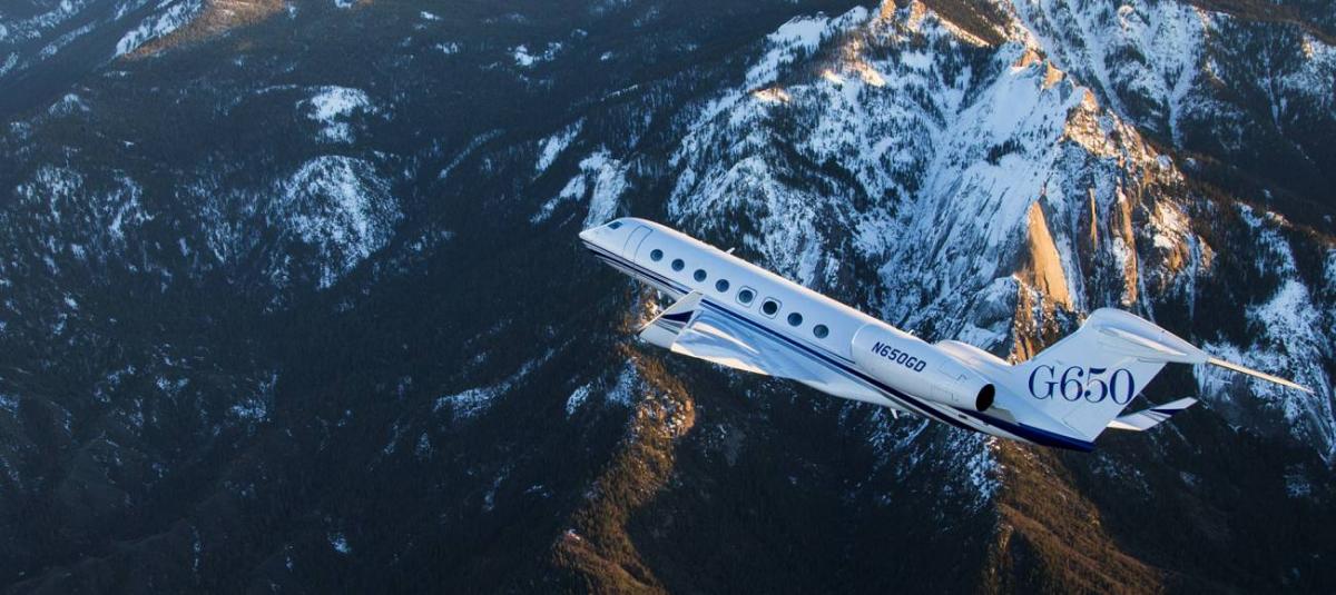 Gulfstream G650 / G6 view for Nantucket charter