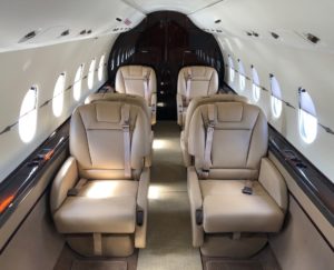 Hawker 4000 view for Nantucket charter