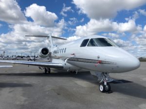 Hawker 4000 view for Nantucket charter
