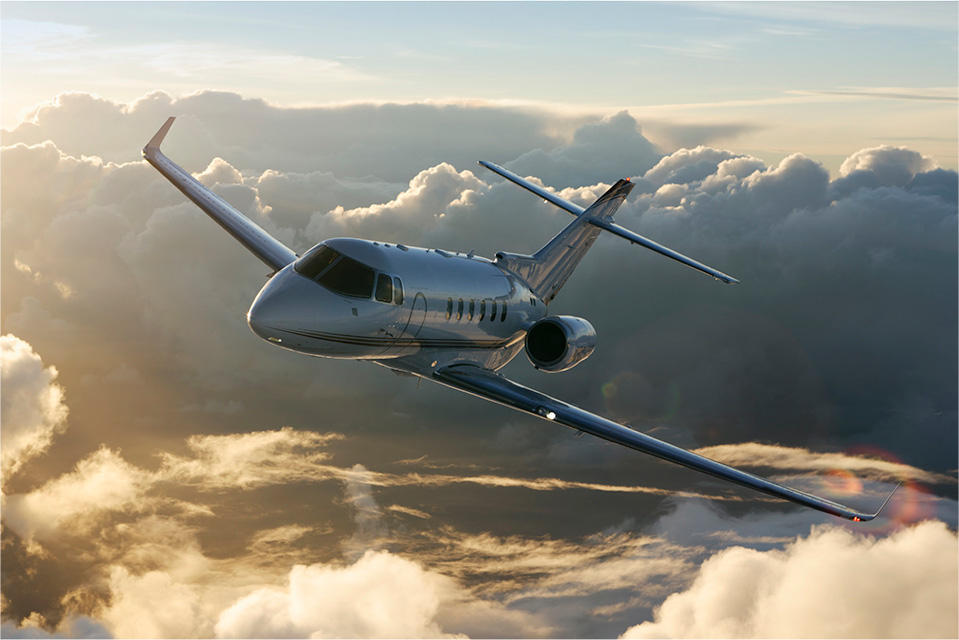 Hawker 900XP view for Nantucket charter