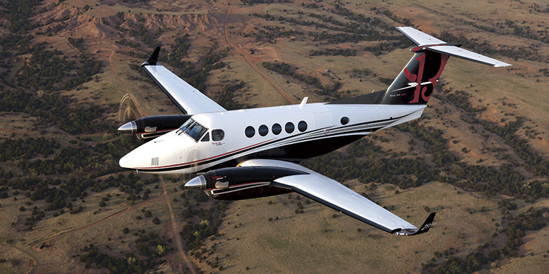 Beechcraft King Air 250 view for Nantucket charter