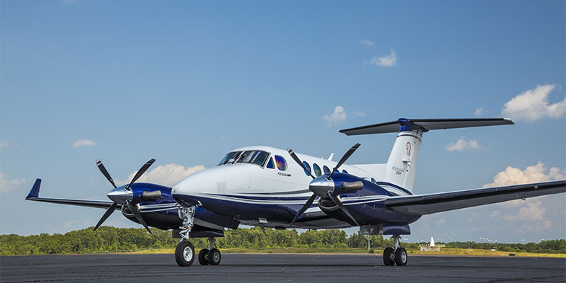 Beechcraft King Air 260 turboprop for Nantucket charter