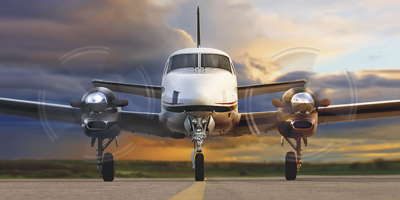 Beechcraft King Air C90GTx view for Nantucket charter