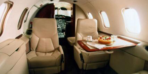 Learjet 31 view for Nantucket charter