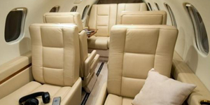 Learjet 35 view for Nantucket charter