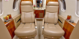Learjet 40 view for Nantucket charter