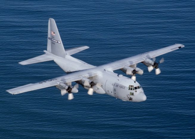 Lockheed C-130 Hercules cargo aircraft for Nantucket charter