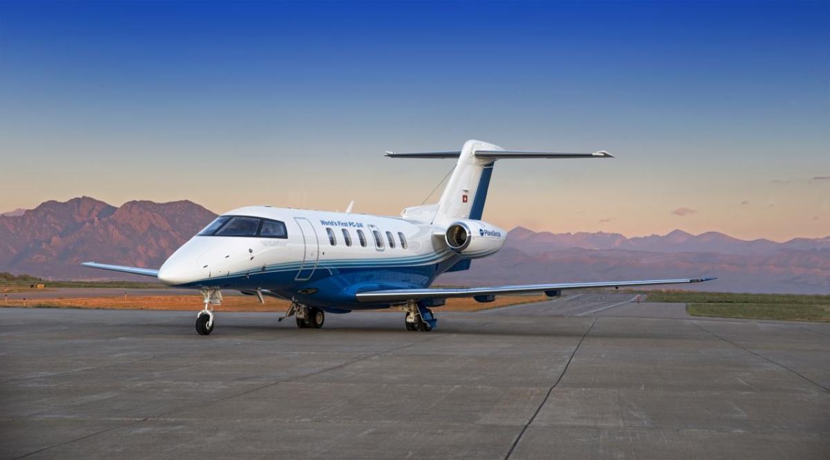 Pilatus PC-24 view for Nantucket charter