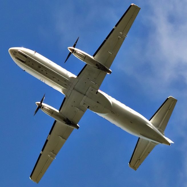 Saab 340 cargo aircraft for Nantucket charter